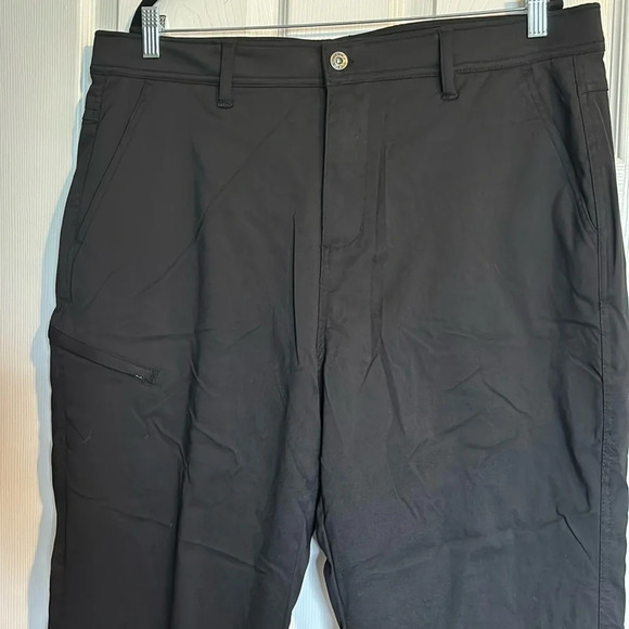 Gerry men’s black nylon blend fleece lined tech pants size 38 - Picture 1 of 12
